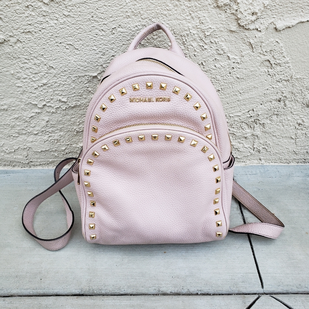 Michael Kors Ballet Pink Studded Backpack